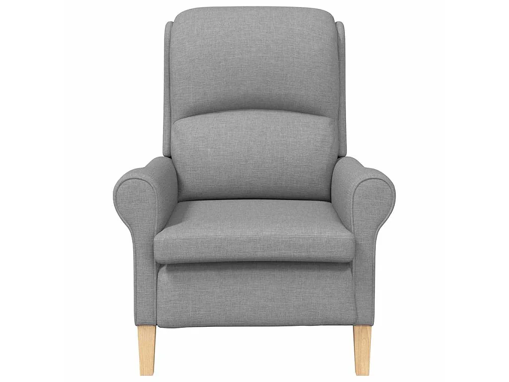 fauteuil Gris clair tissu