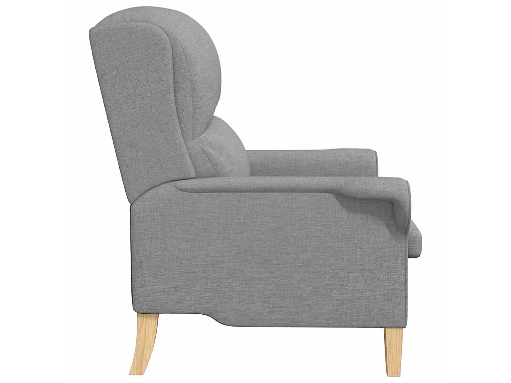 fauteuil Gris clair tissu