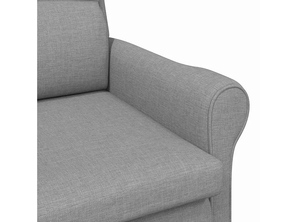 fauteuil Gris clair tissu