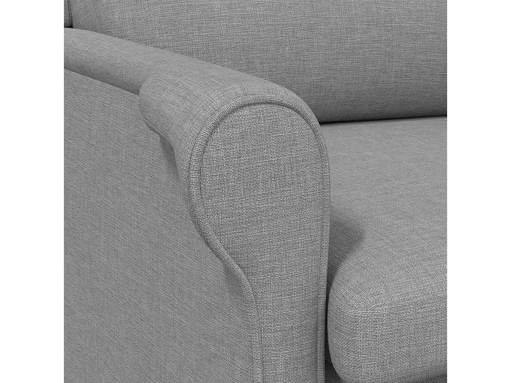 fauteuil Gris clair tissu