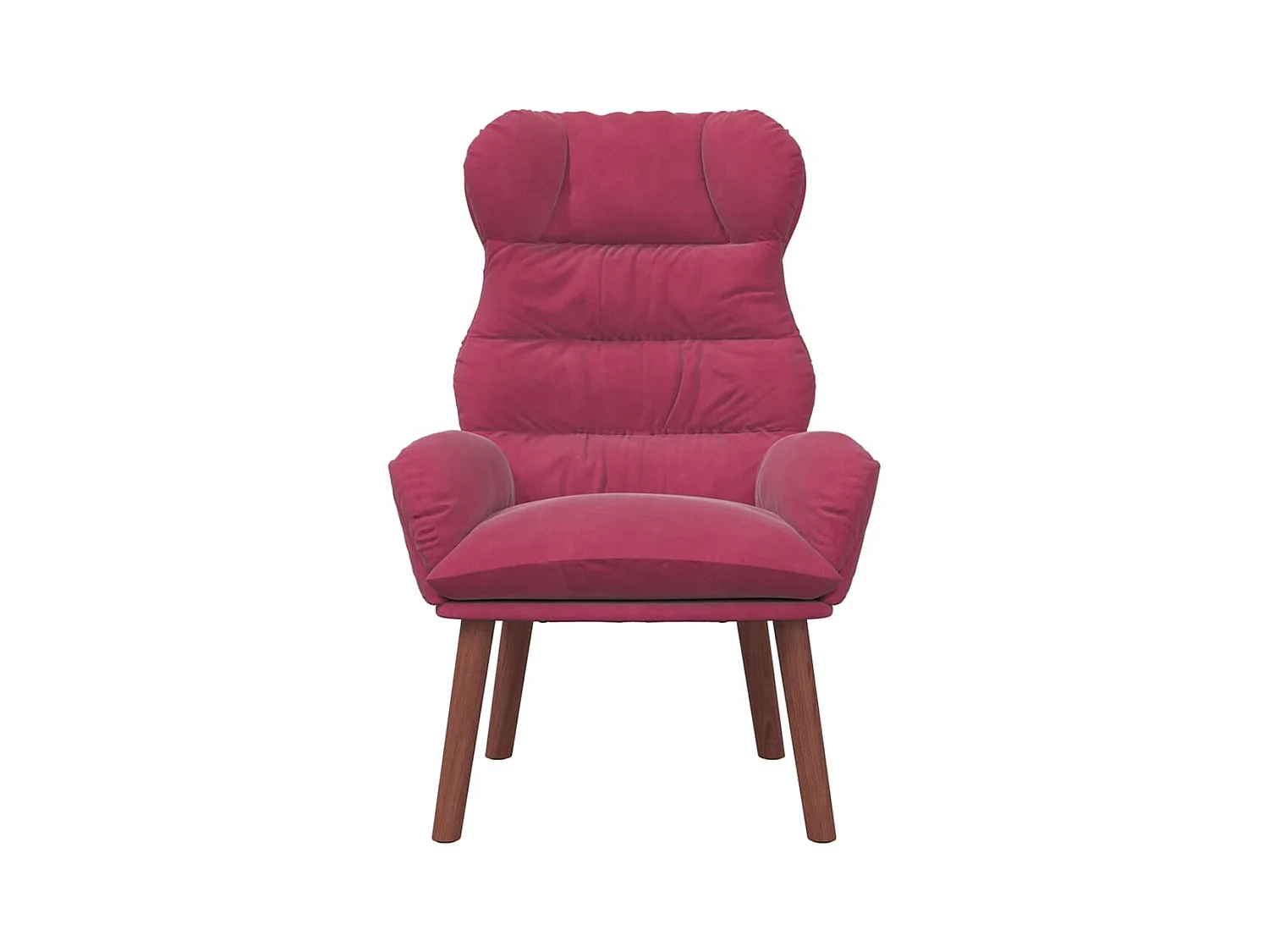 Fauteuil relaxant Rouge bordeaux 69 x 74 x 93 cm Velours