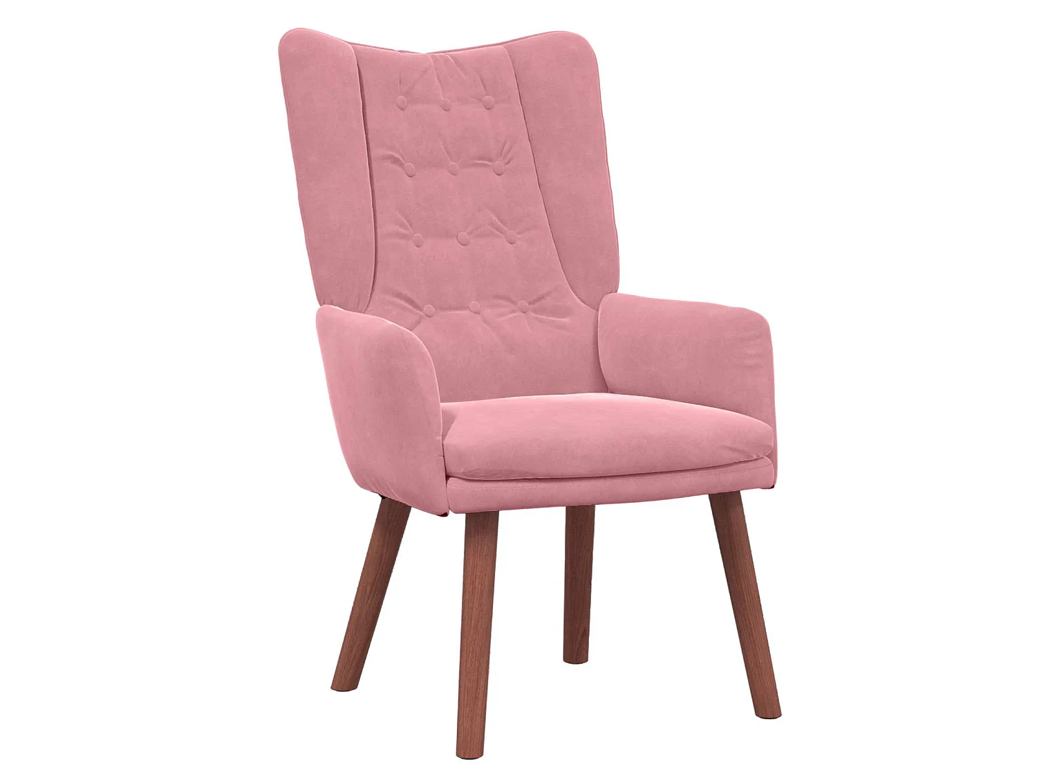 fauteuil Rose 63 x 67 x 94 cm Velours
