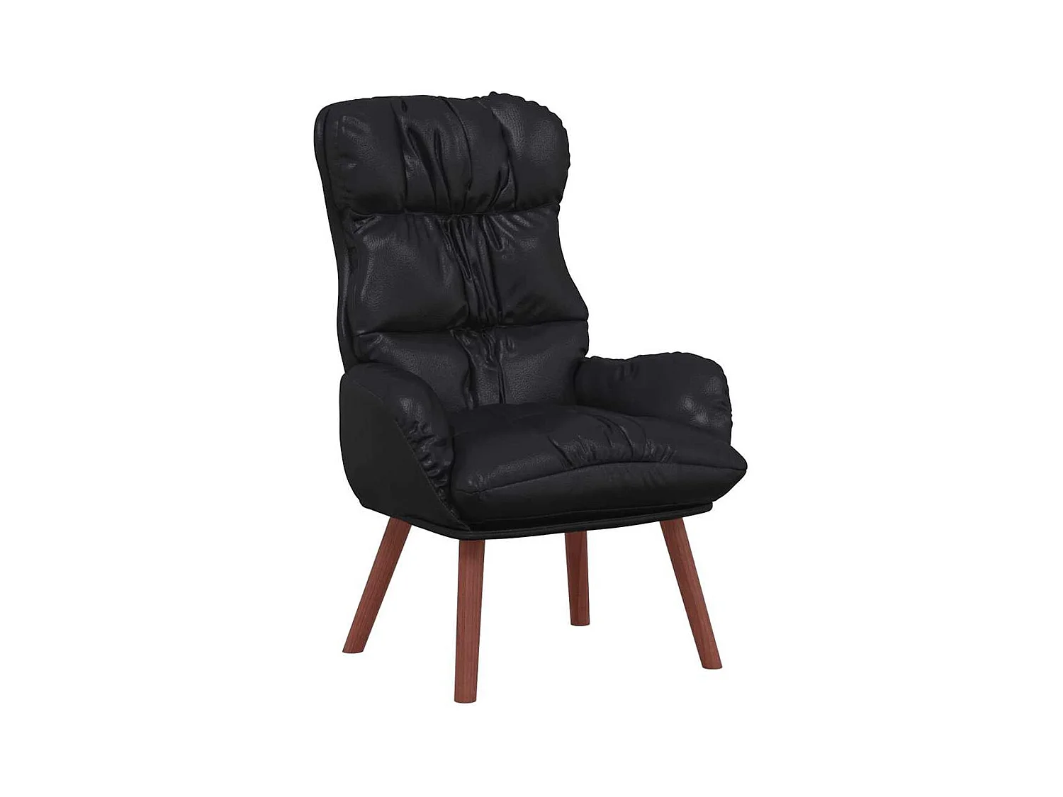 Fauteuil relaxant Noir 69 x 74 x 93 cm Faux cuir
