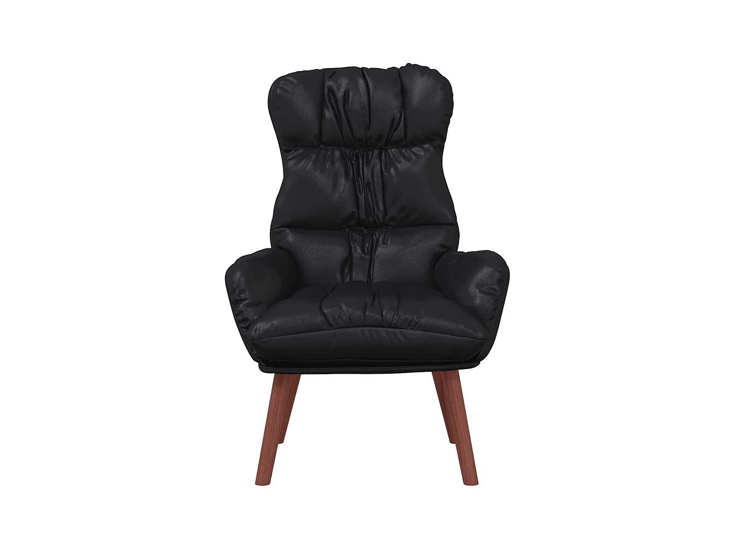 Fauteuil relaxant Noir 69 x 74 x 93 cm Faux cuir