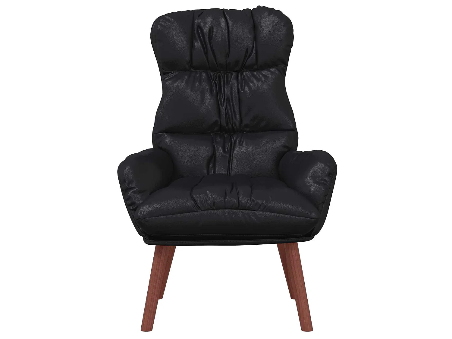 Fauteuil Zwart 69 x 74 x 93 cm Kunstleer