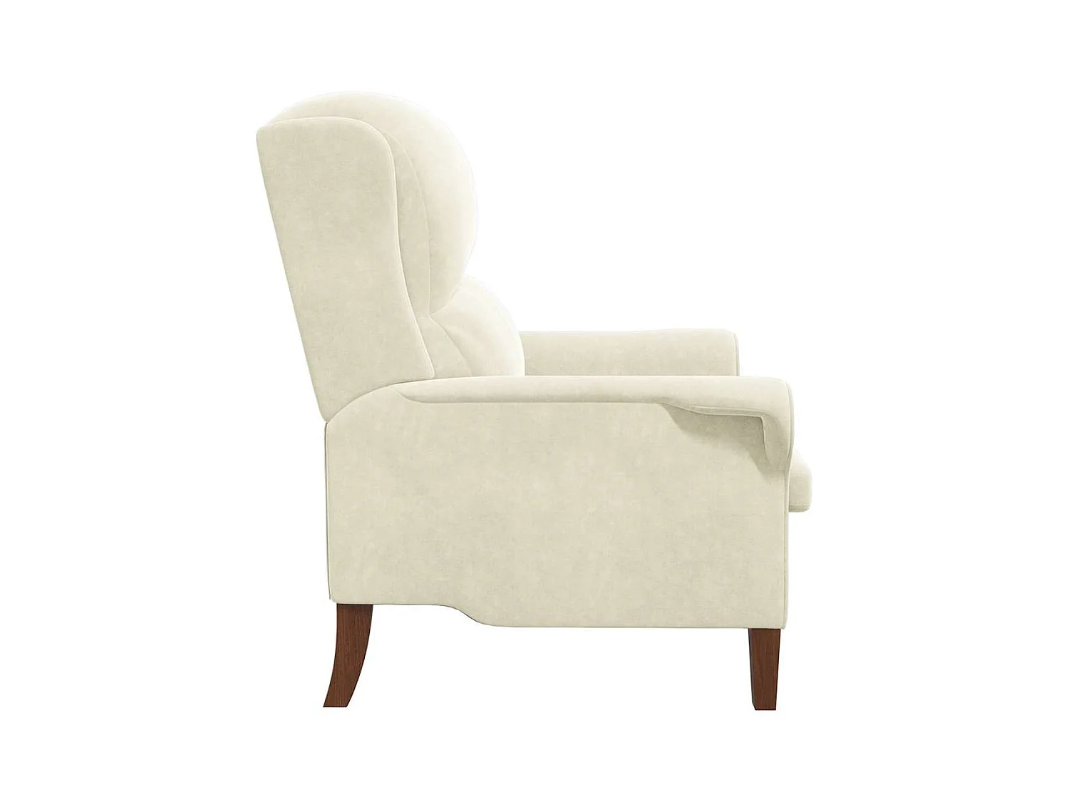fauteuil Crème 76 x 94 x 102 cm Velours