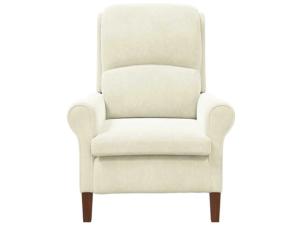 Sessel Creme 76 x 94 x 102 cm Samt