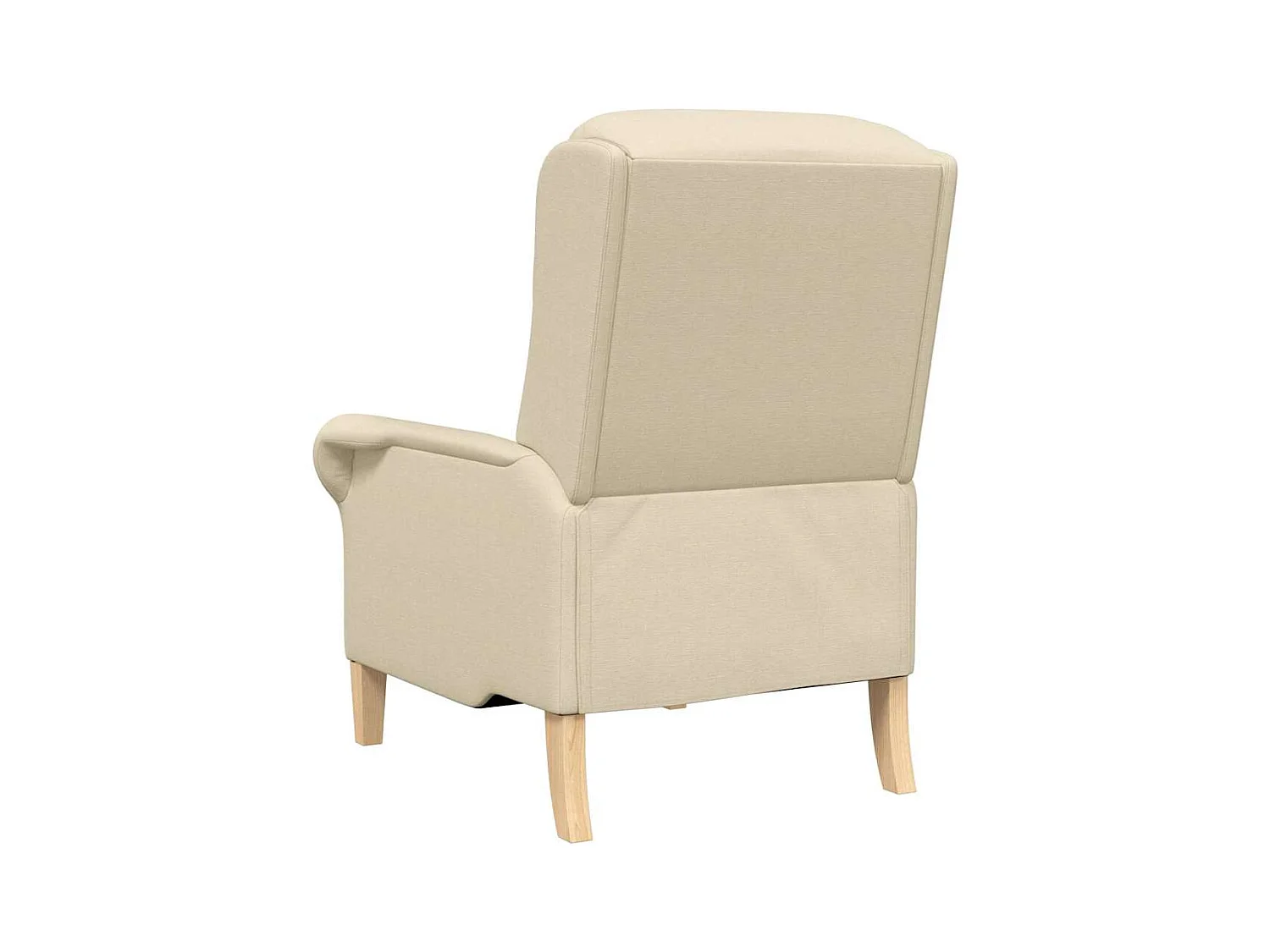 fauteuil Crème 76 x 94 x 102 cm tissu