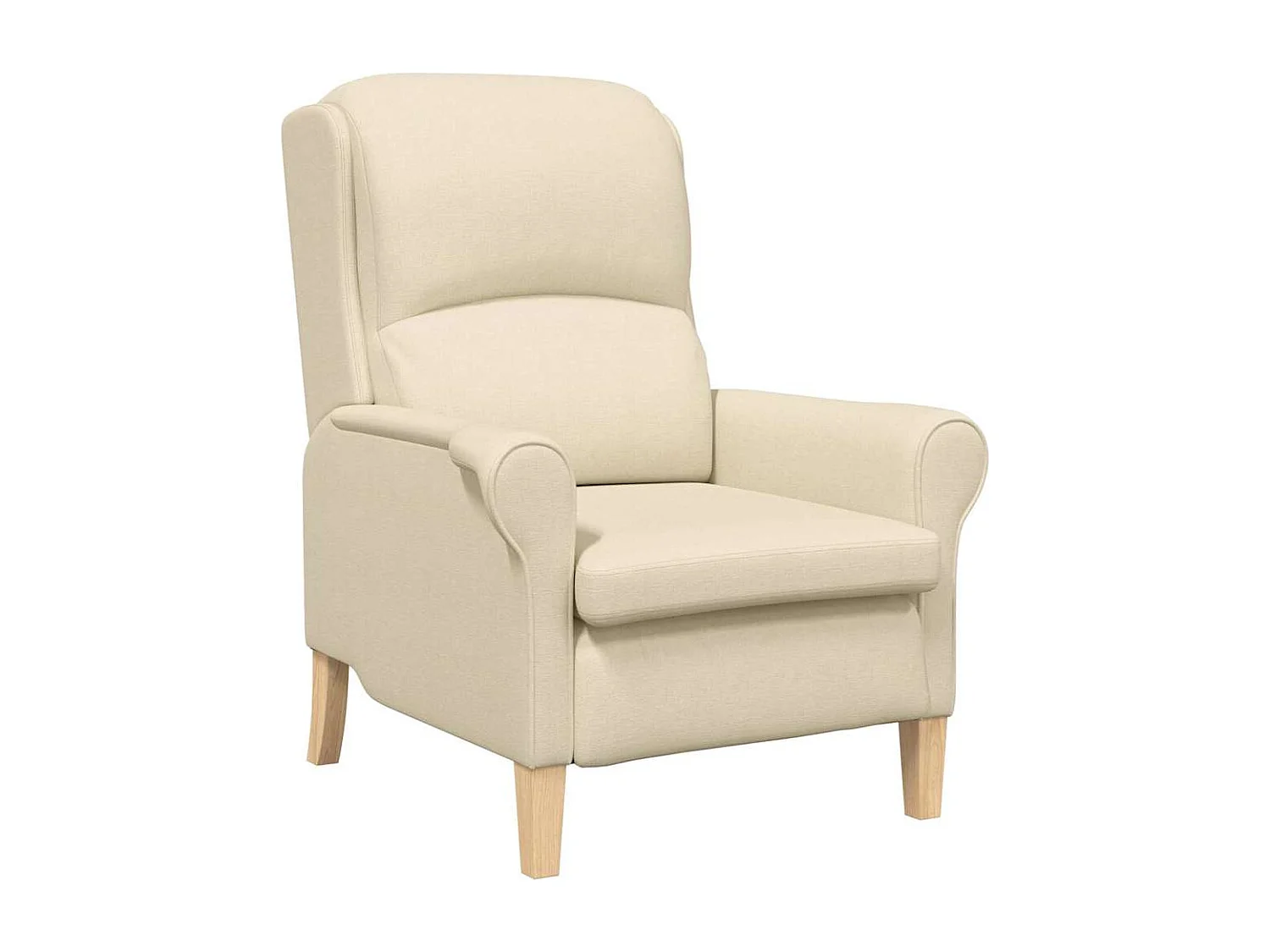 fauteuil Crème tissu