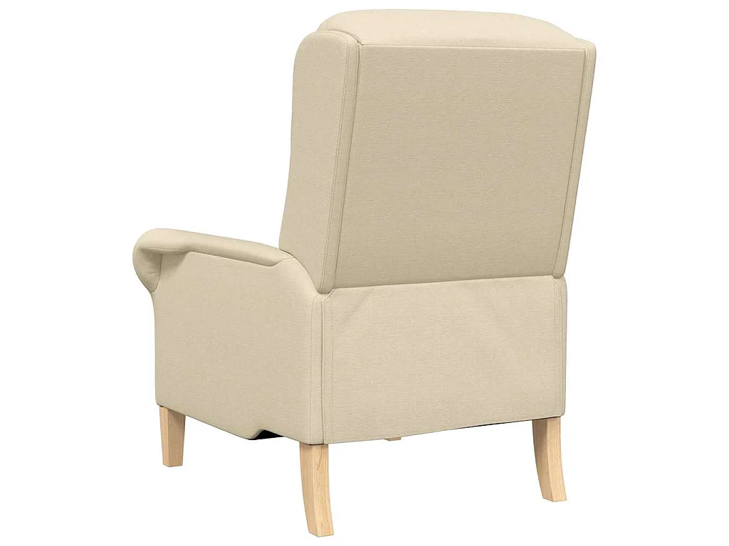 fauteuil Crème tissu
