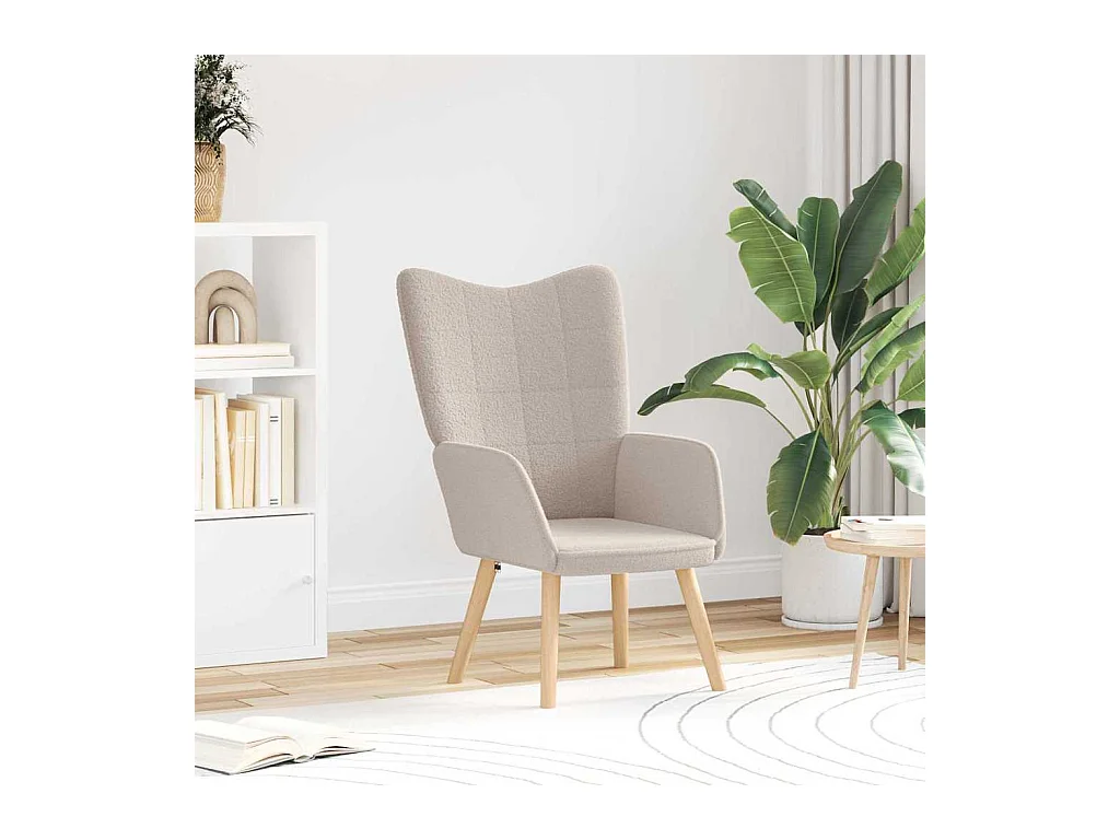 Fauteuil relaxant Gris clair 62 x 67 x 95.5 cm tissu