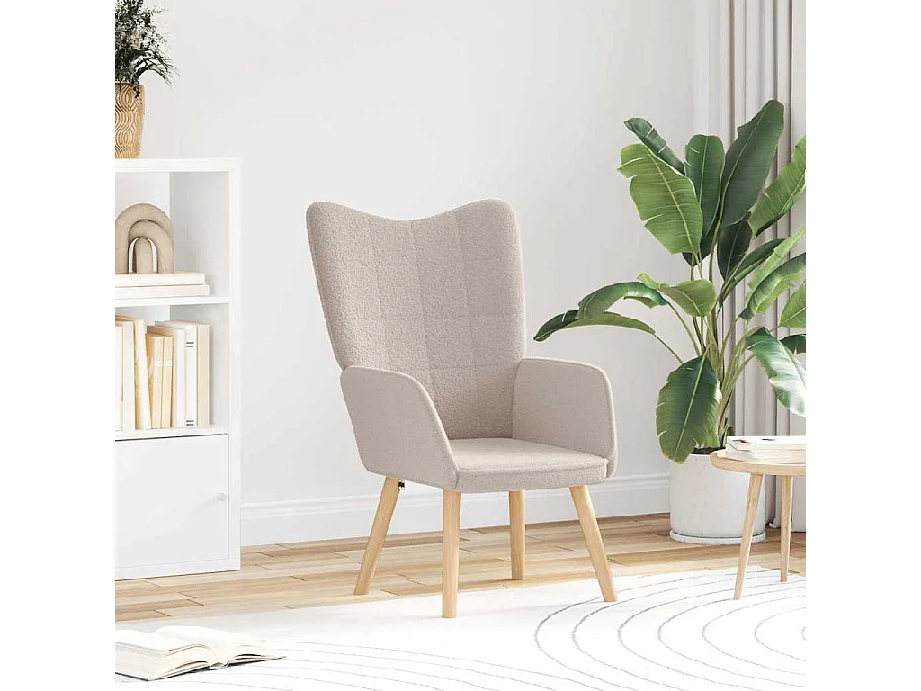 Sessel Hellgrau 62 x 67 x 95,5 cm Sherpa-Stoff