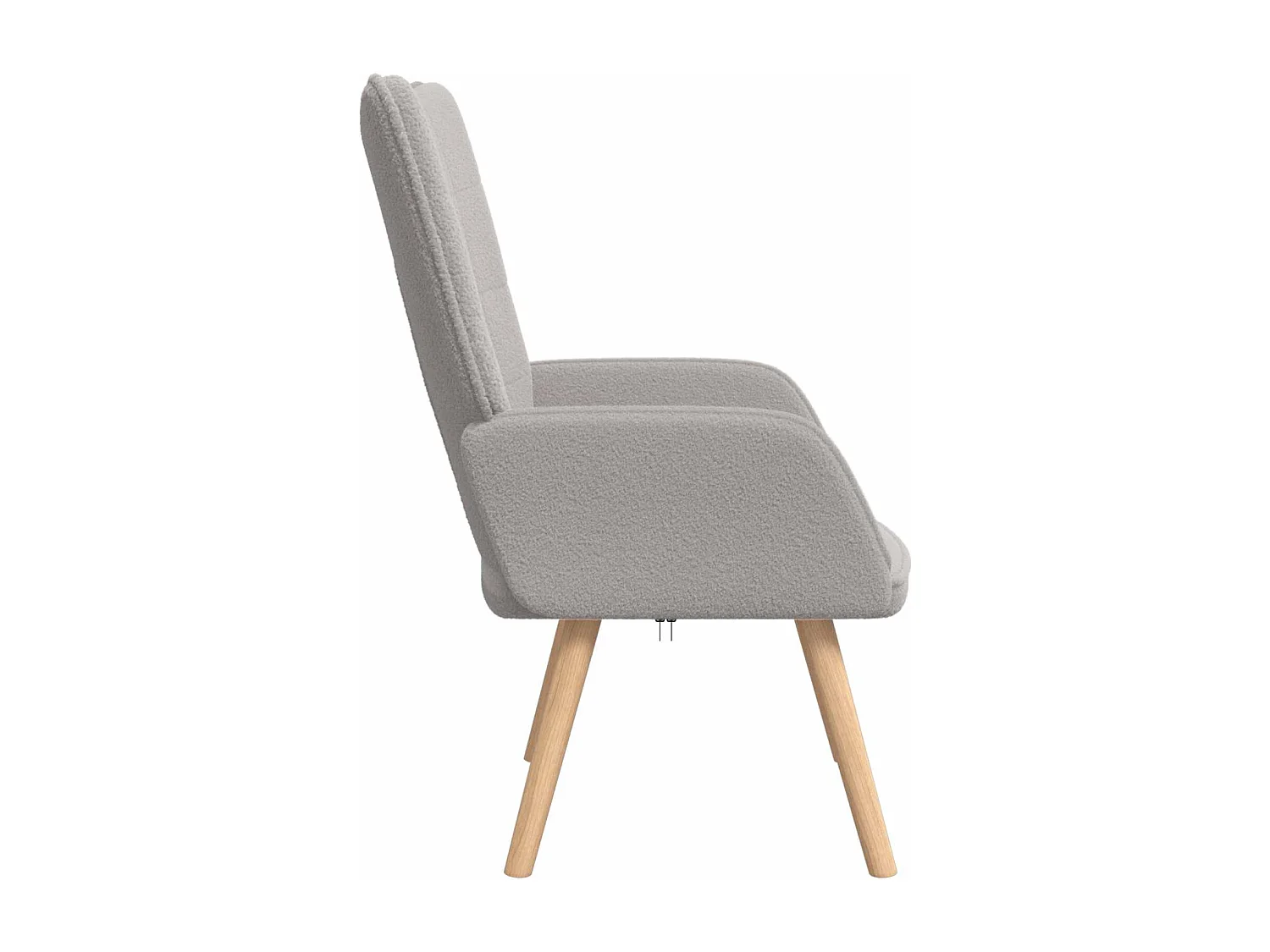 fauteuil Gris clair 62 x 67 x 95,5 cm Tissu Sherpa