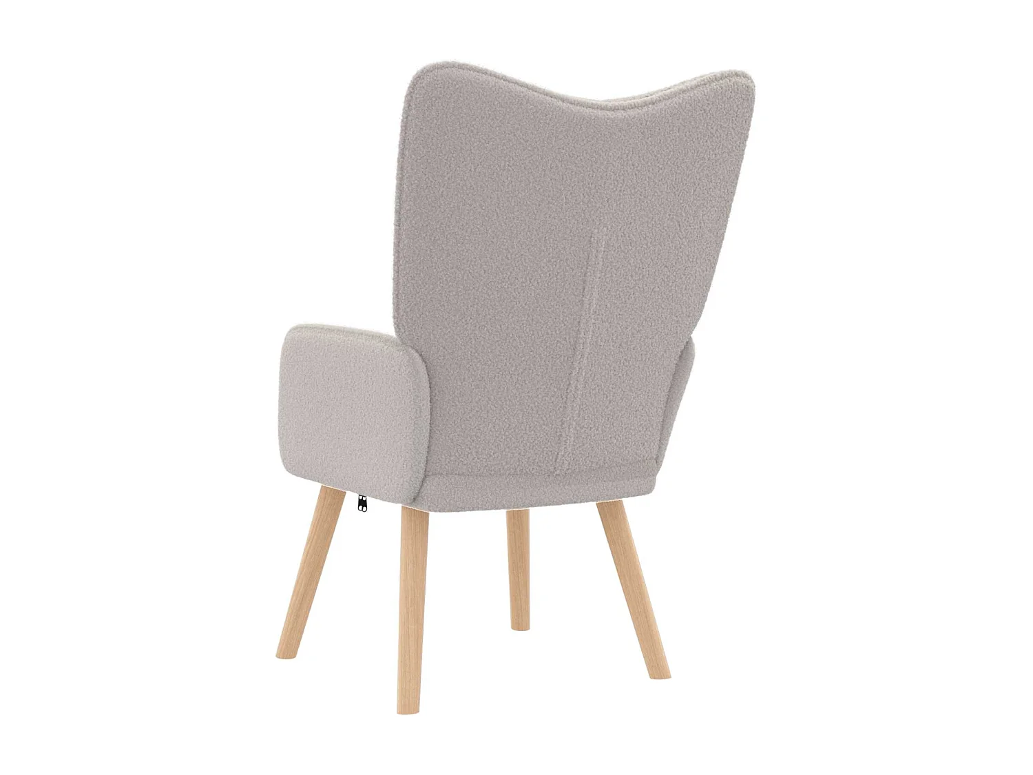 fauteuil Gris clair 62 x 67 x 95,5 cm Tissu Sherpa