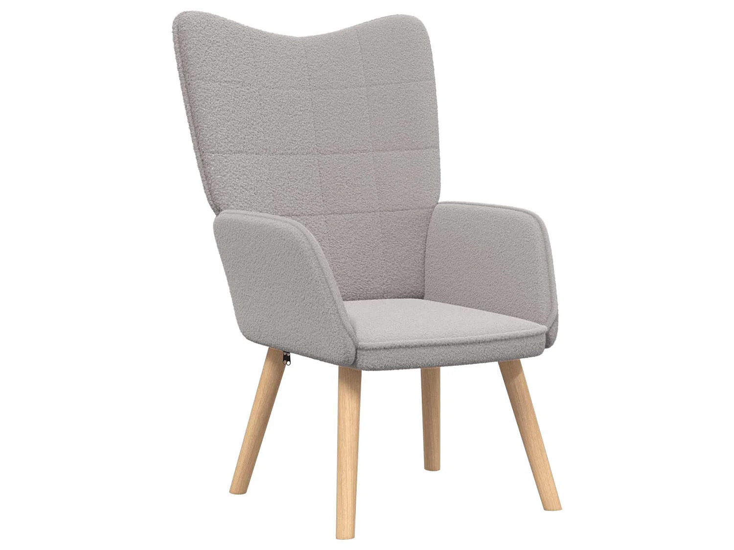 fauteuil Gris clair 62 x 67 x 95,5 cm Tissu Sherpa