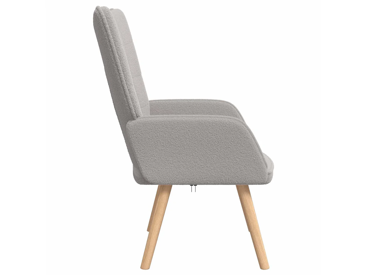 fauteuil Gris clair 62 x 67 x 95,5 cm Tissu Sherpa
