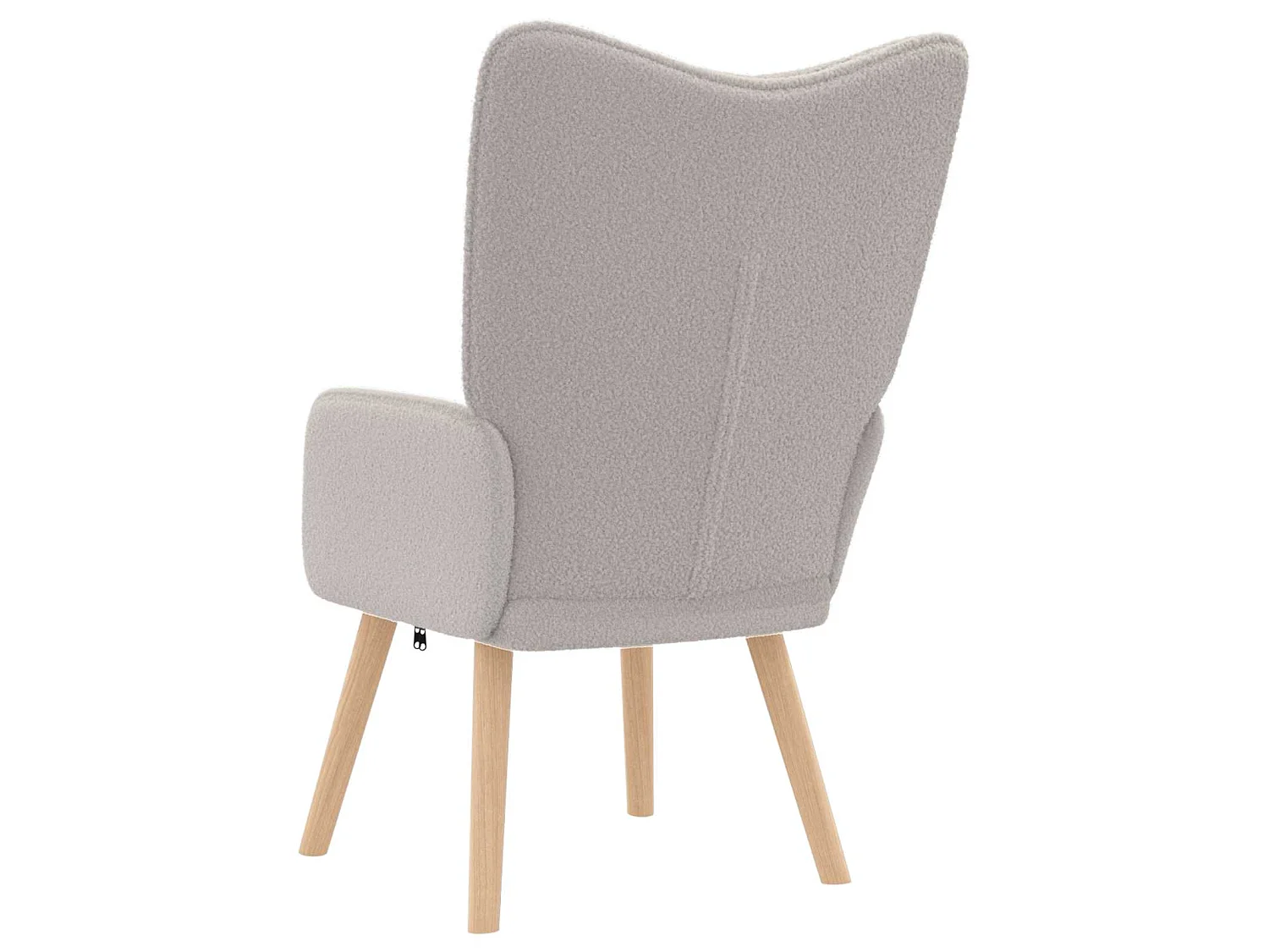 fauteuil Gris clair 62 x 67 x 95,5 cm Tissu Sherpa