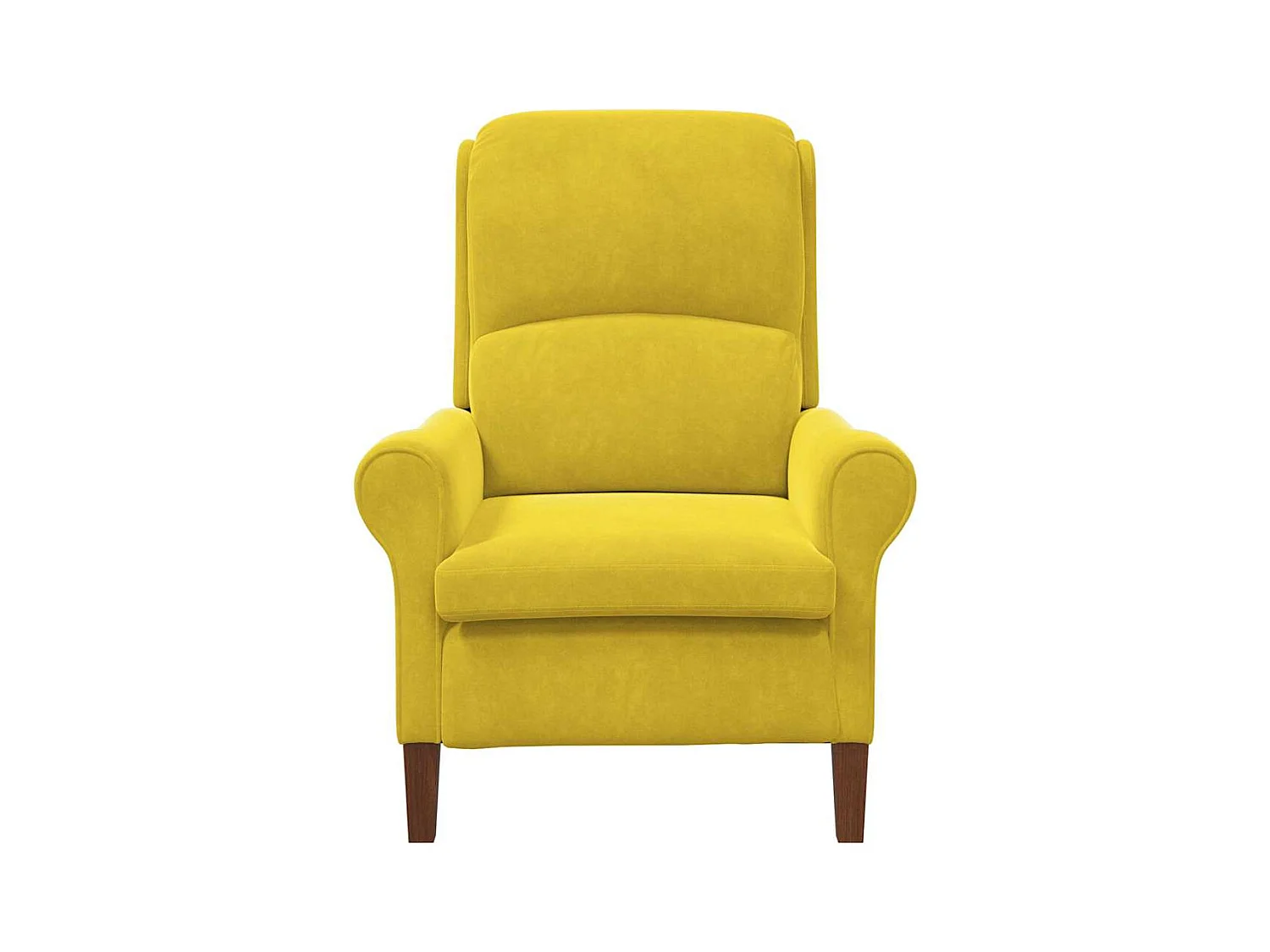fauteuil Jaune 76 x 94 x 102 cm Velours