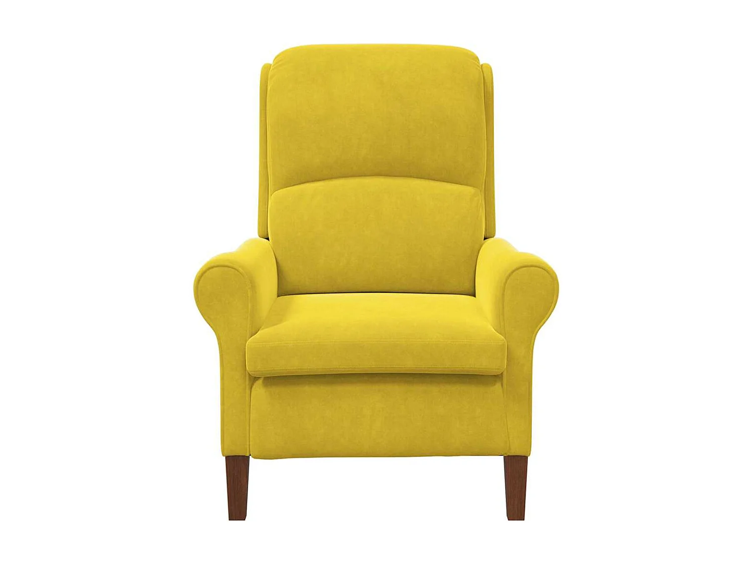 sillón Amarillo 76 x 94 x 102 cm Terciopelo