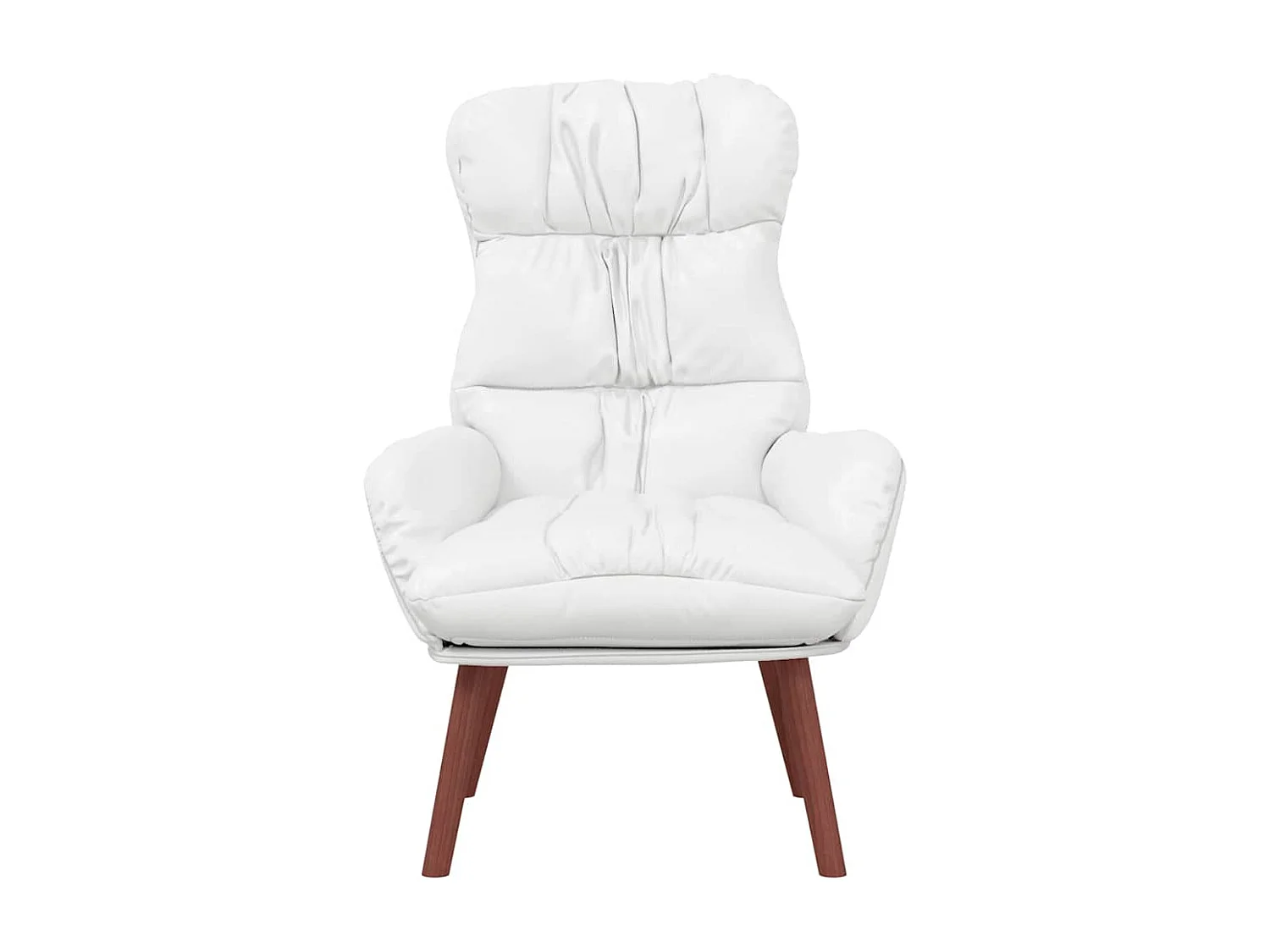 poltrona Bianco 69 x 74 x 93 cm Pelle Artificiale