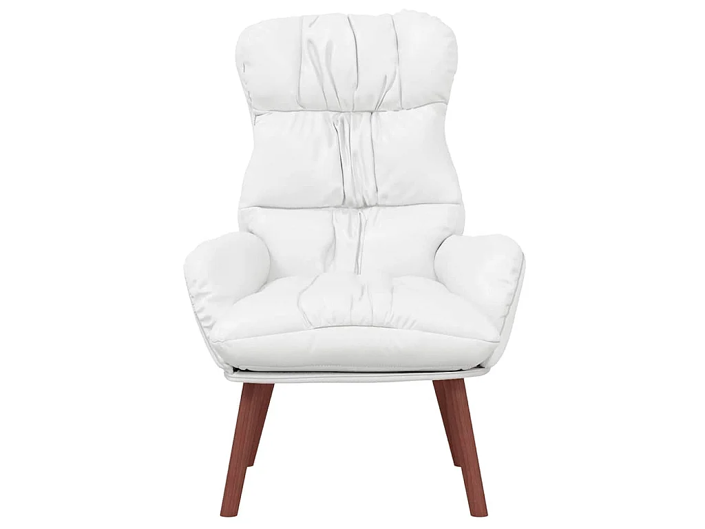 fauteuil Blanc 69 x 74 x 93 cm Simili cuir