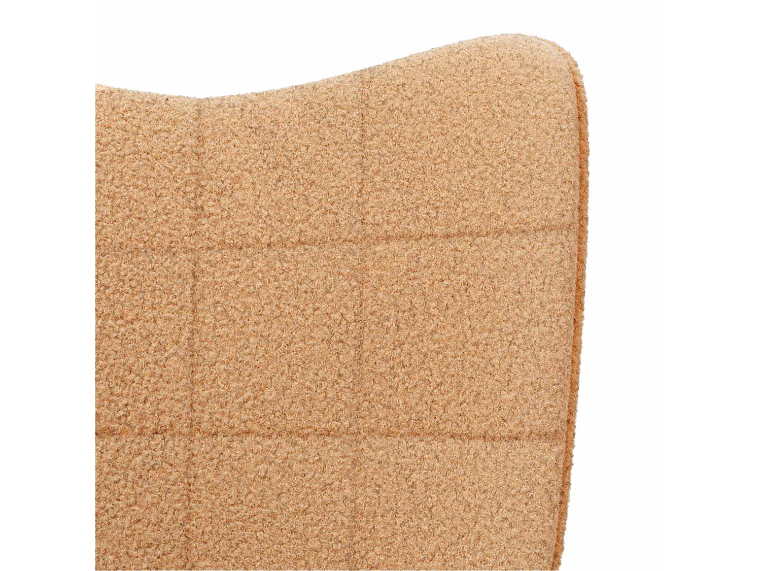 Chaise à bascule Beige Tissu Sherpa