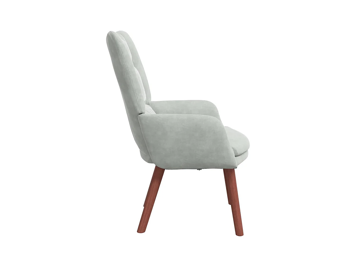 Fauteuil relaxant Gris clair 63 x 67 x 94 cm Velours