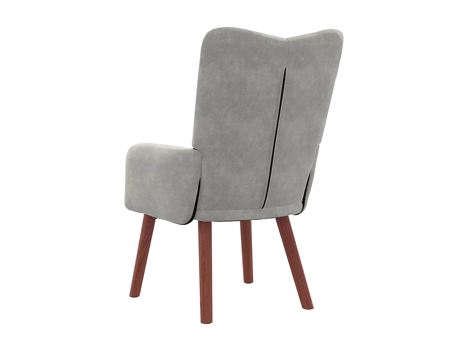 fauteuil Gris clair 63 x 67 x 94 cm Velours