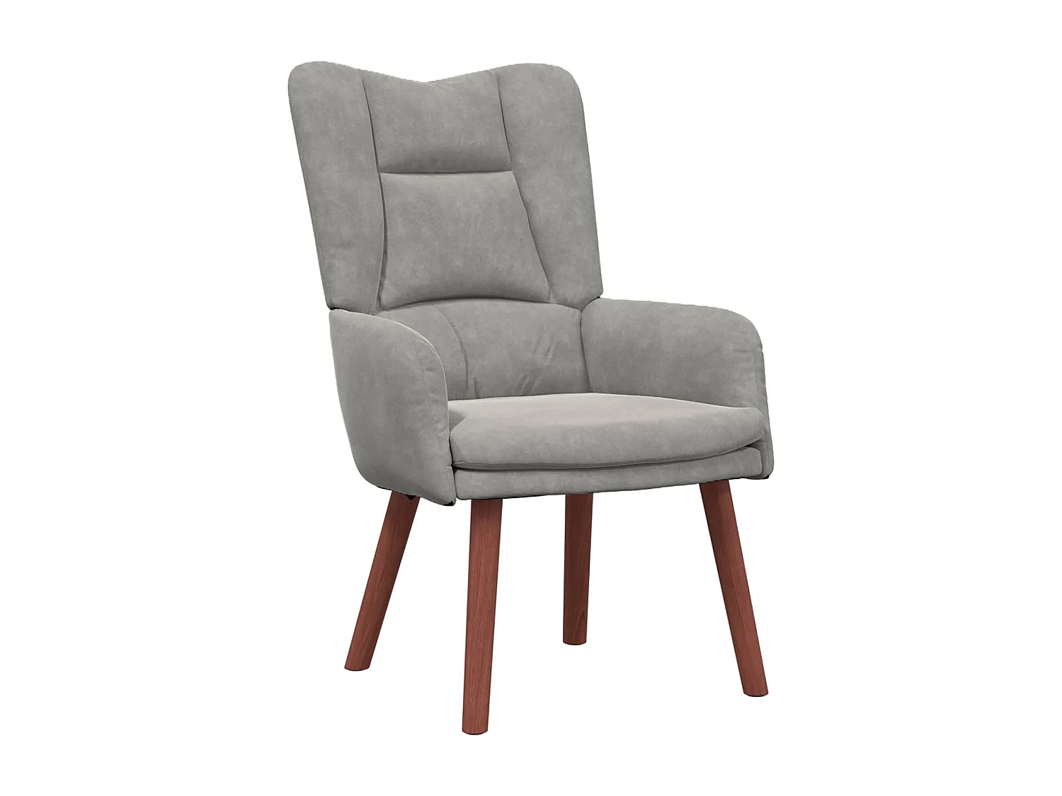 fauteuil Gris clair 63 x 67 x 94 cm Velours