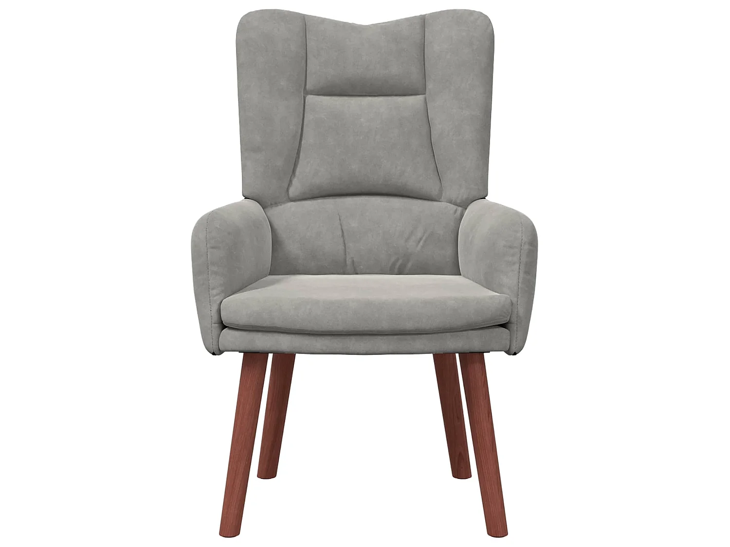 fauteuil Gris clair 63 x 67 x 94 cm Velours