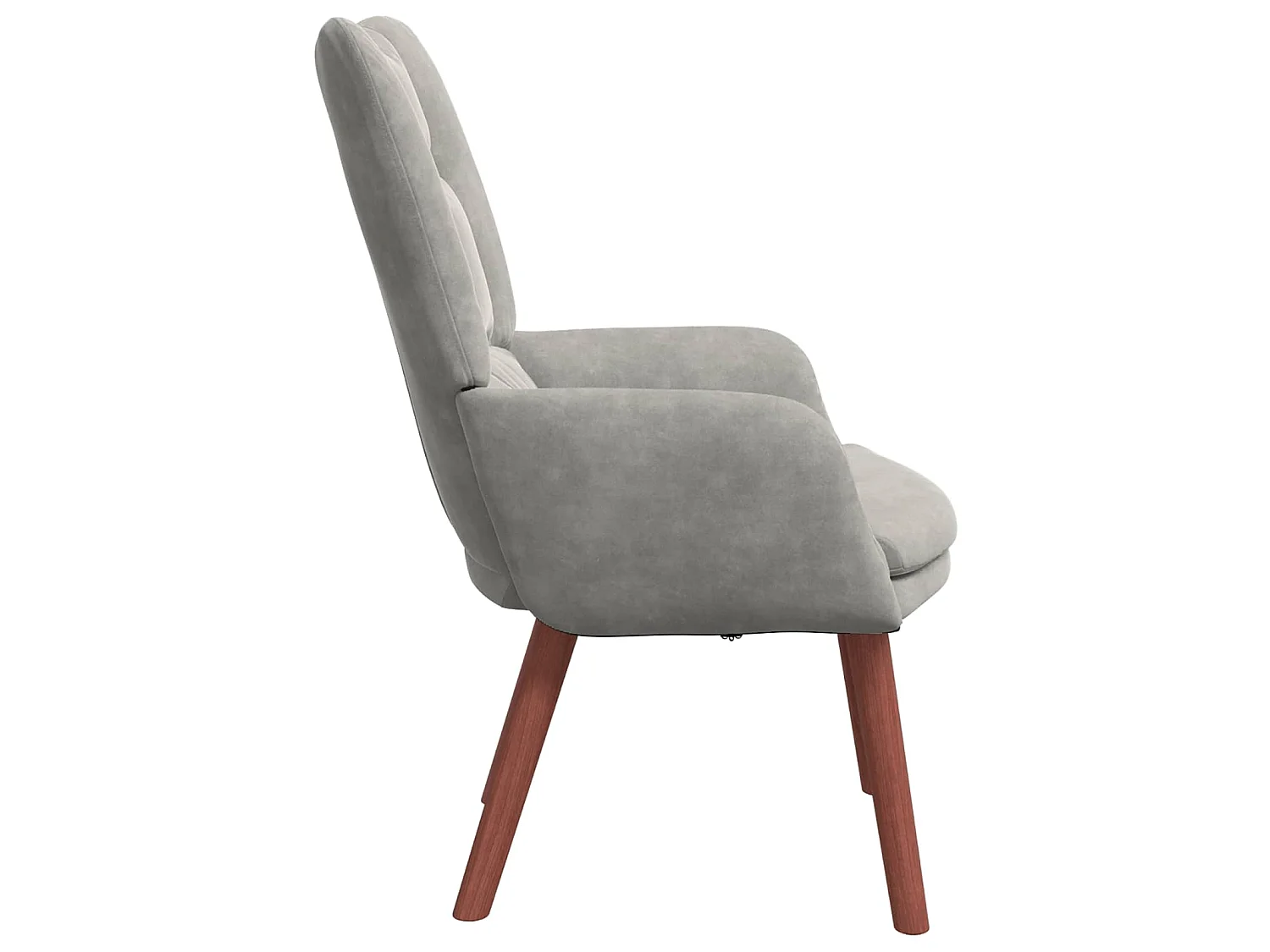 fauteuil Gris clair 63 x 67 x 94 cm Velours