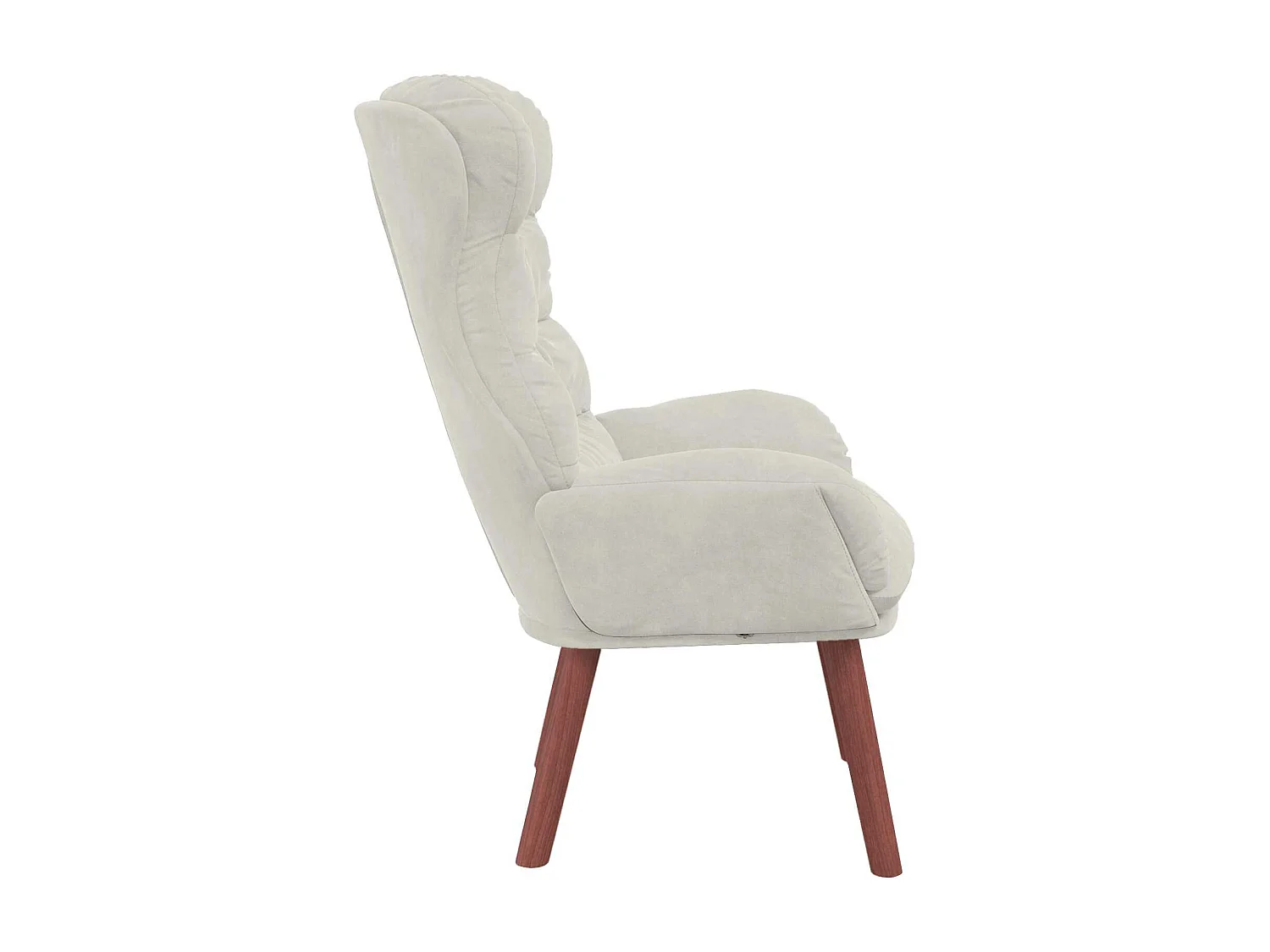 fauteuil Crème 69 x 74 x 93 cm Velours