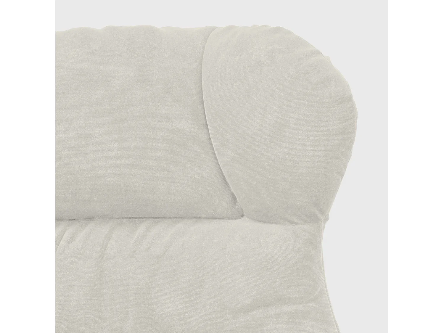 fauteuil Crème 69 x 74 x 93 cm Velours
