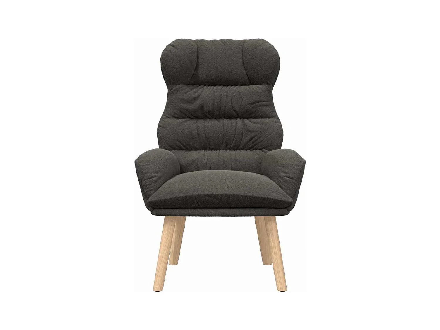 Fauteuil relaxant Gris foncé 69 x 74 x 93 cm tissu