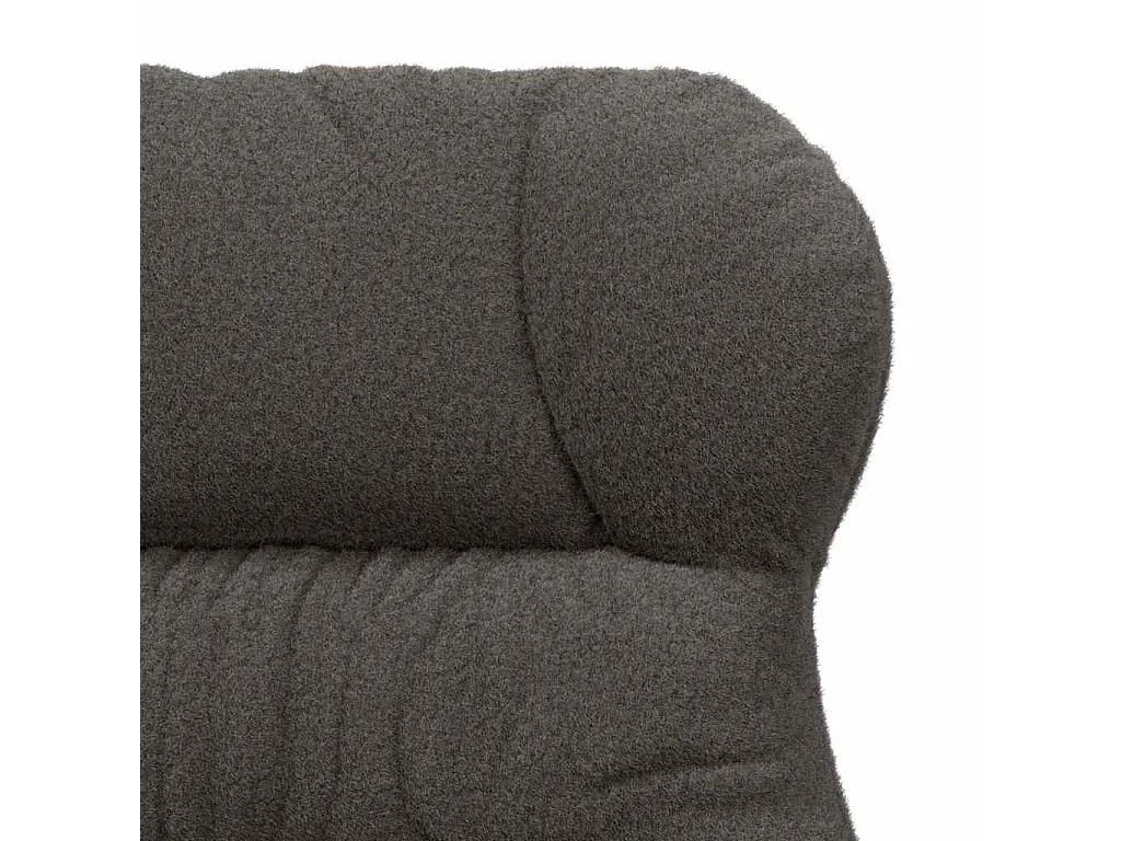 fauteuil Gris foncé 69 x 74 x 93 cm Tissu Sherpa