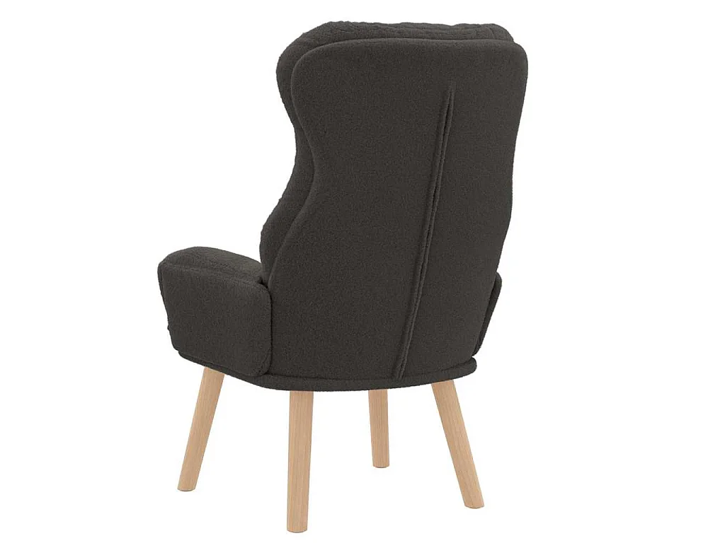 fauteuil Gris foncé 69 x 74 x 93 cm Tissu Sherpa
