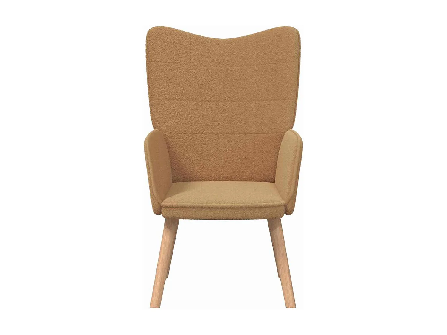 Fauteuil Beige 62 x 67 x 95,5 cm Sherpa Stof