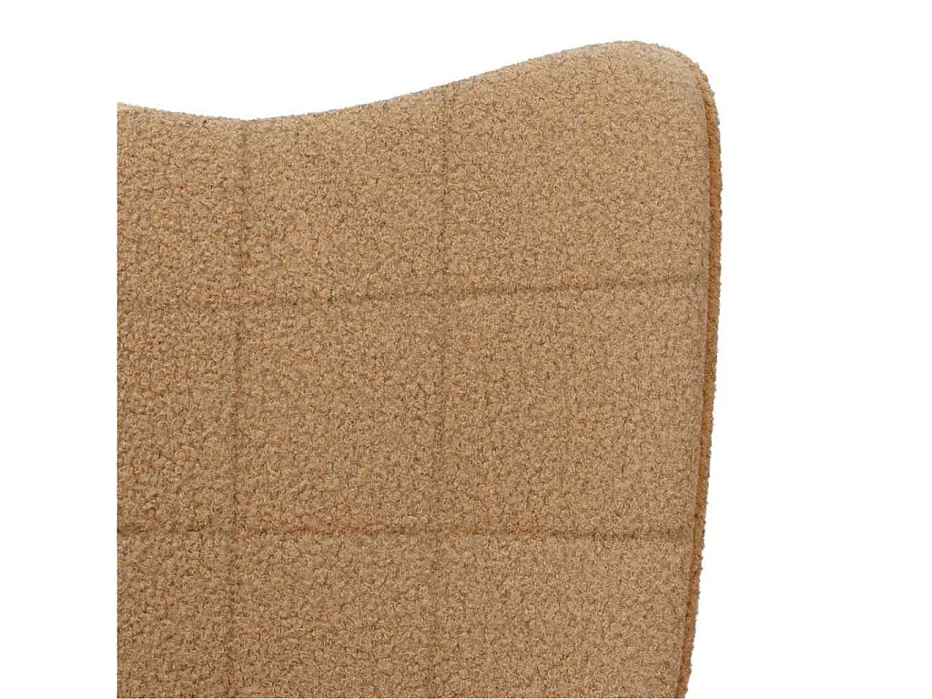 Fauteuil Beige 62 x 67 x 95,5 cm Sherpa Stof
