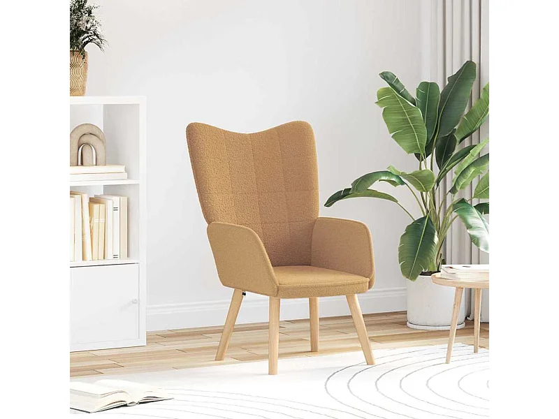 Sessel Beige 62 x 67 x 95,5 cm Sherpa-Stoff