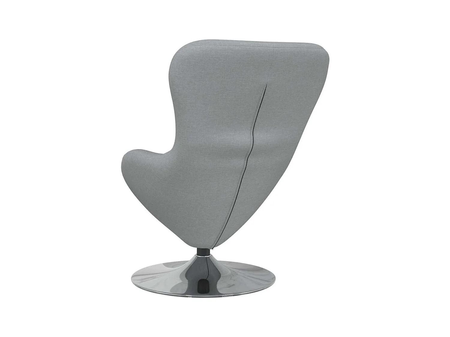Fauteuil œuf Gris clair 63 x 73 x 90 cm tissu