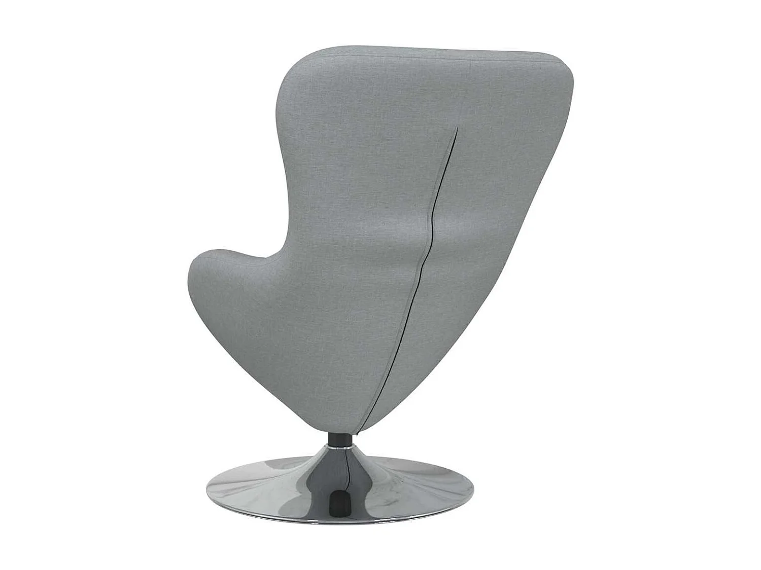 Fauteuil œuf Gris clair 63 x 73 x 90 cm tissu