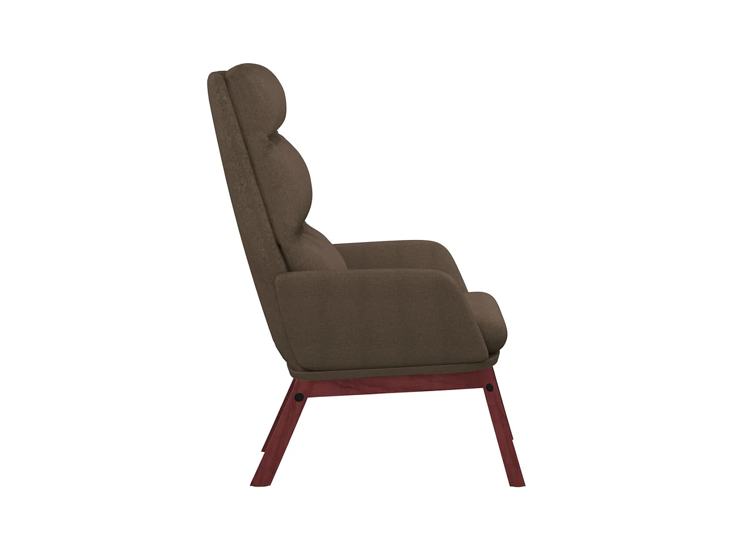 Chaise de relaxation Taupe Tissu