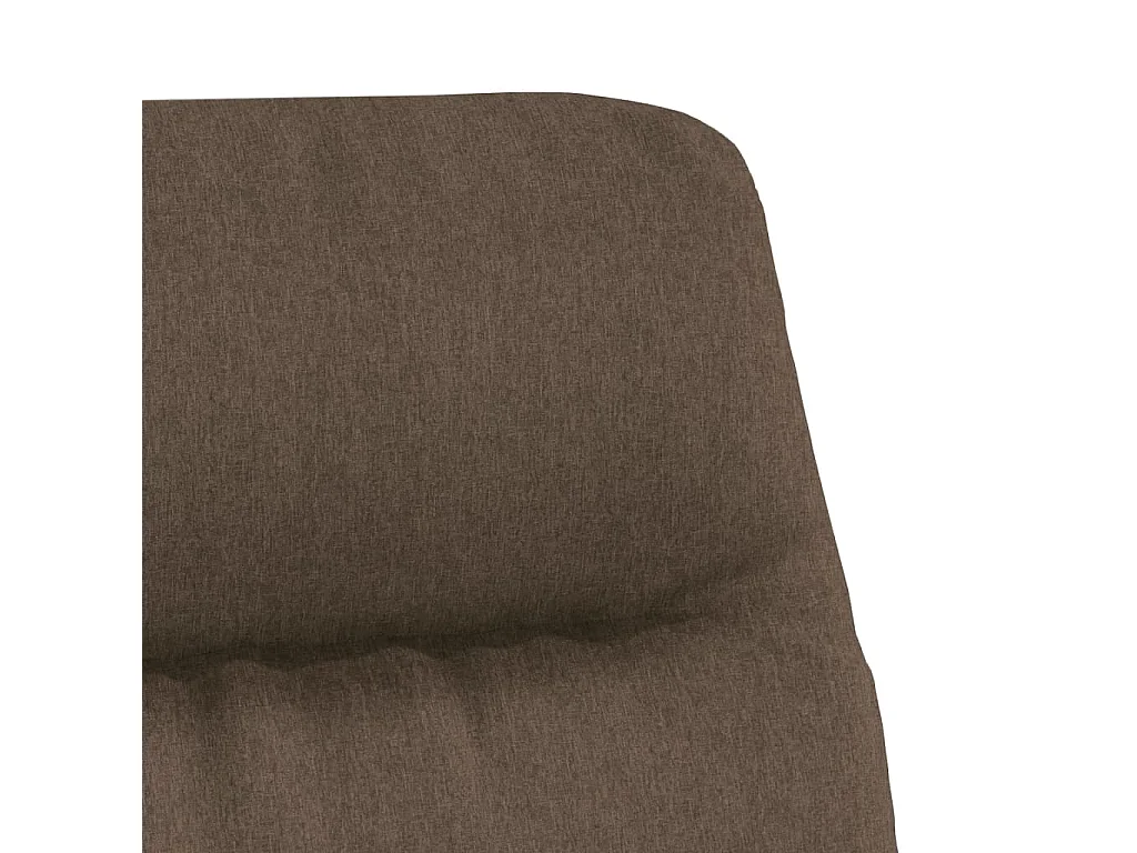 Chaise de relaxation Taupe Tissu