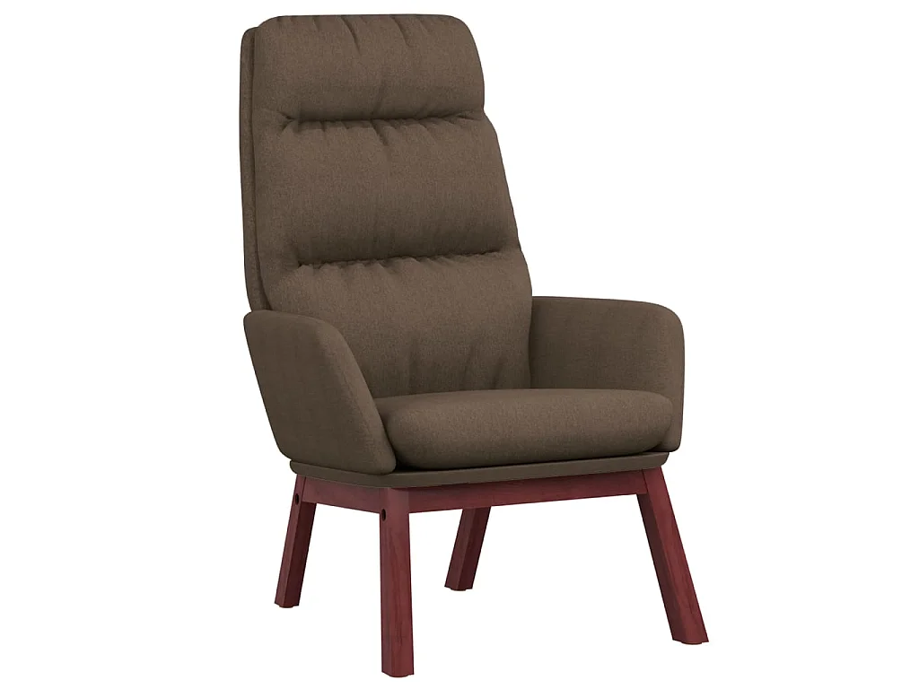 Relaxstoel stof taupe