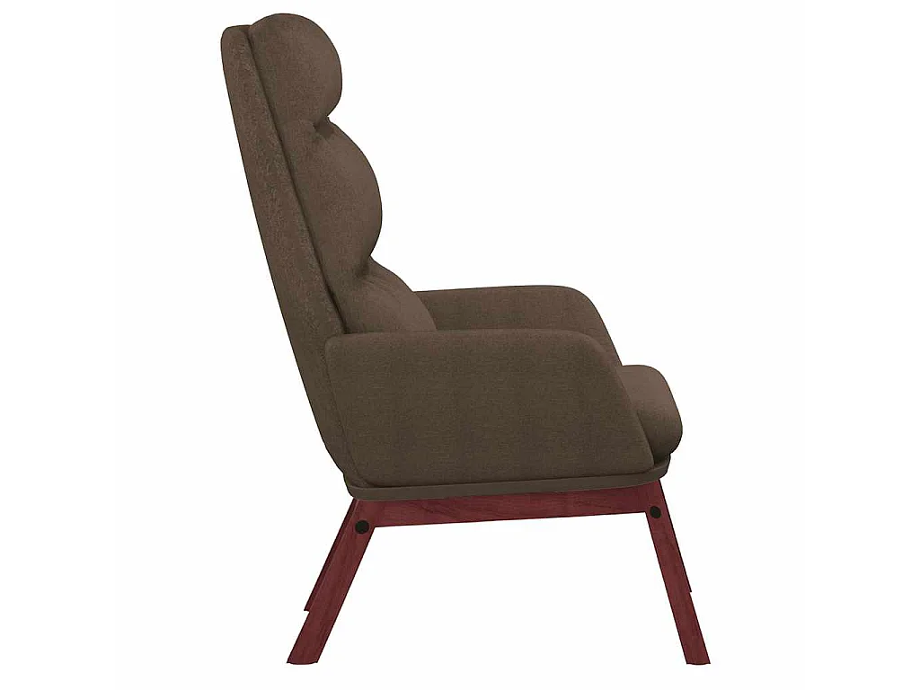 Relaxstoel stof taupe