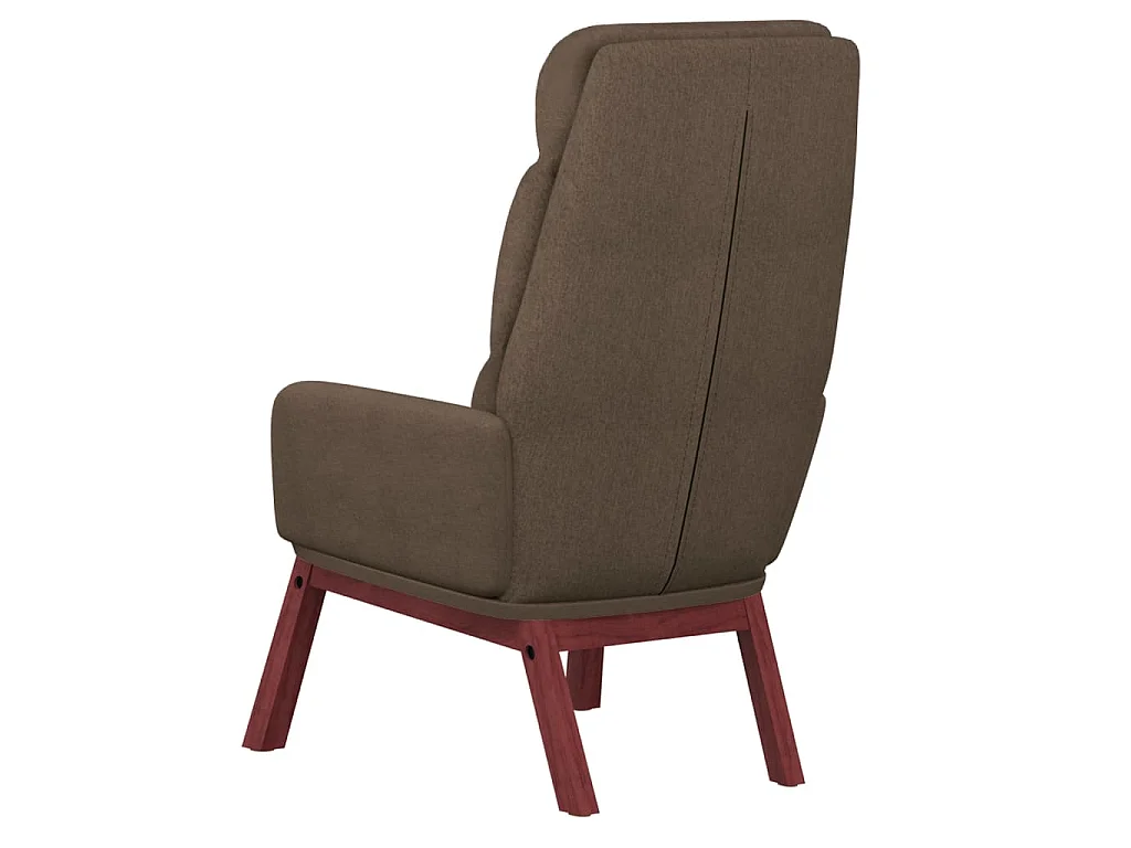 Relaxstoel stof taupe