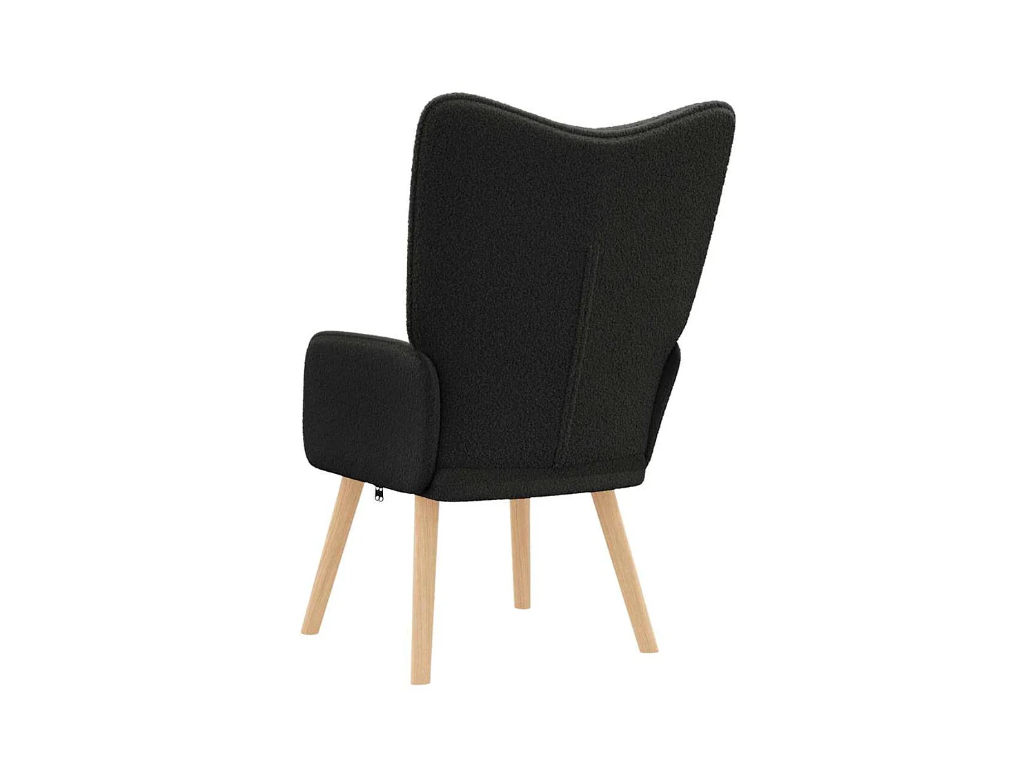 Fauteuil relaxant Noir 62 x 67 x 95.5 cm tissu