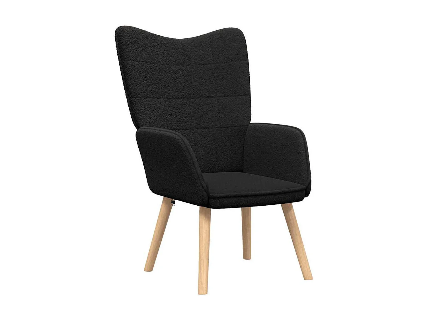 Sessel Schwarz 62 x 67 x 95,5 cm Sherpa-Stoff