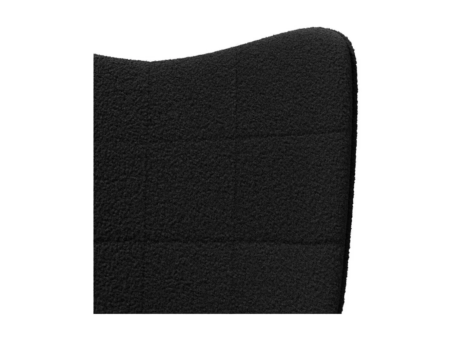 Sessel Schwarz 62 x 67 x 95,5 cm Sherpa-Stoff