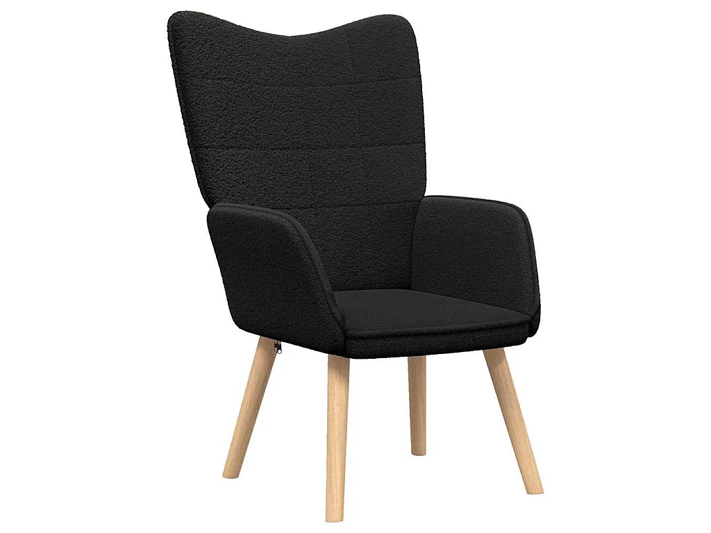 fauteuil Noir 62 x 67 x 95,5 cm Tissu Sherpa